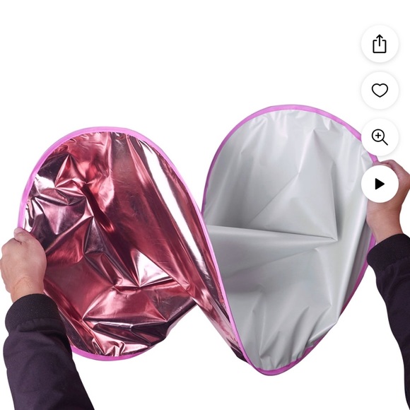 Pink Color Twist Car Windshield Sun Shade, Size 28.5" × 31.5" | Pink 2 Count - Picture 3 of 7